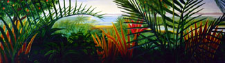 Tropical Landscape Mural